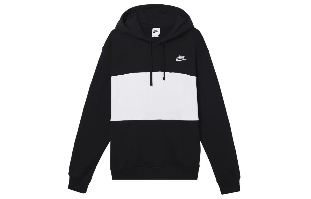 Nike Sweatshirts Men's Black Hooded Moderate Regular