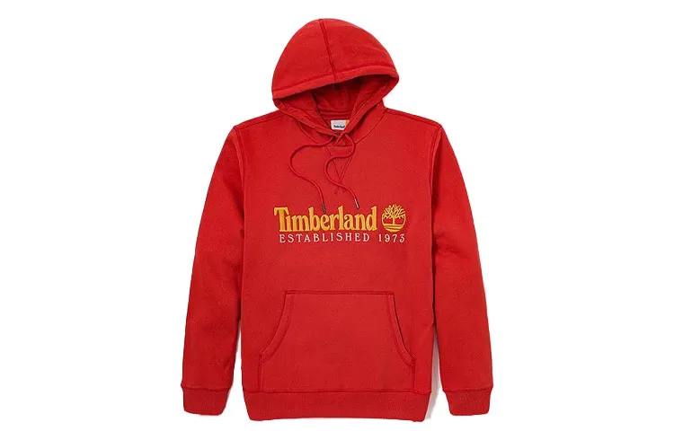 Timberland Sweatshirts Unisex Fresh Look Orange Hooded Moderate Other