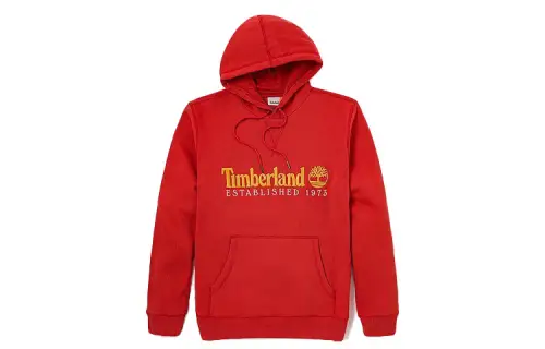Timberland Sweatshirts Unisex Fresh Look Orange Hooded Moderate Other