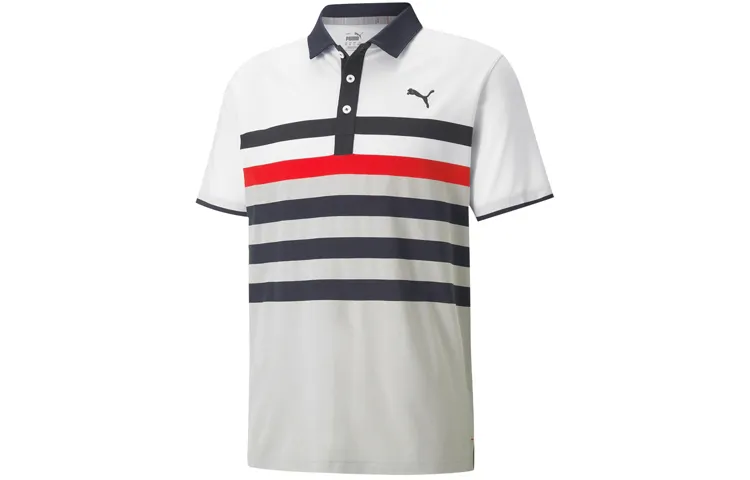 PUMA MATTR Polo Shirt Men's Gray White