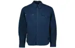 KENZO Shirts Men's Navy Blue Lapel Moderate