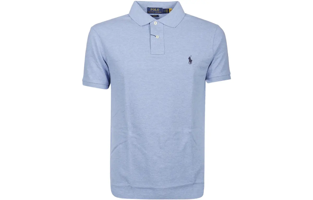 Polo Ralph Lauren SS22 Polo Shirt Slim Fit Men's Light Blue