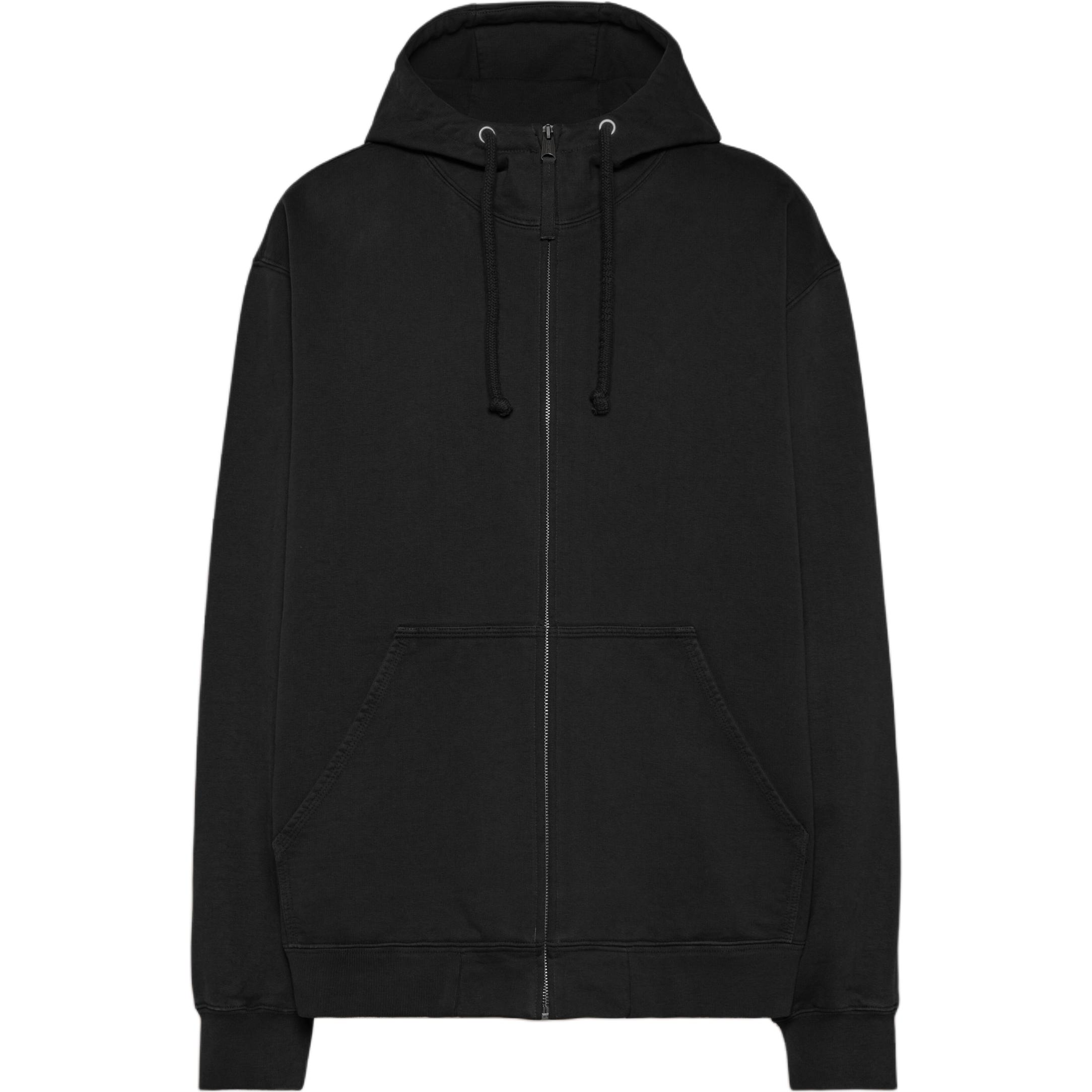 Мужское худи Maison Margiela FW24 с карманом-кенгуру (черное)