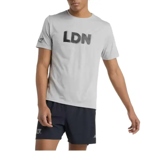 New Balance T Shirt Men's Gray AG