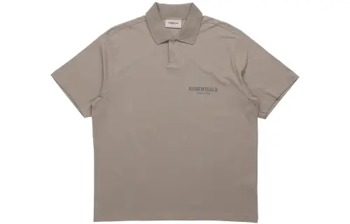 Fear Of God Essentials FW20 Polo Shirt Unisex Taupe