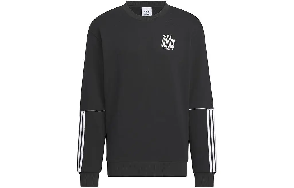 Adidas Originals DELUXE CREW Sweatshirt Men's Black