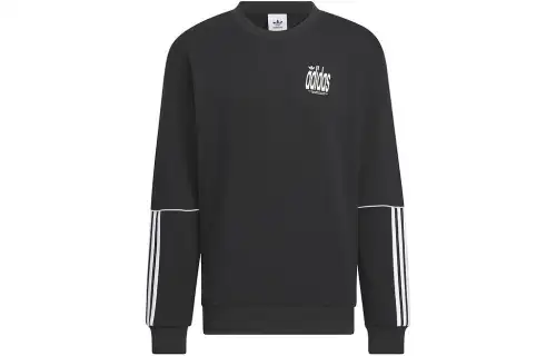 Adidas Originals DELUXE CREW Sweatshirt Men's Black