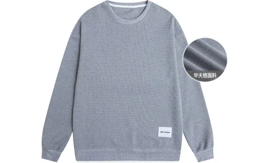 JEANSWEST Sweatshirts Unisex Crew Neck Moderate Mock Two Piece
