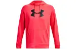 Under Armour Fleece Sweatshirts Men's Red Hooded Moderate Other