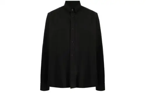 KENZO Shirts Men's Black Lapel Moderate Other