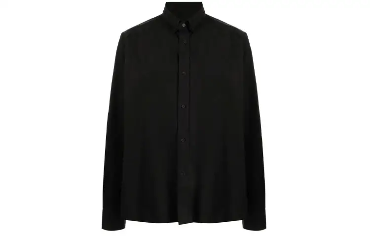 KENZO Shirts Men's Black Lapel Moderate Other
