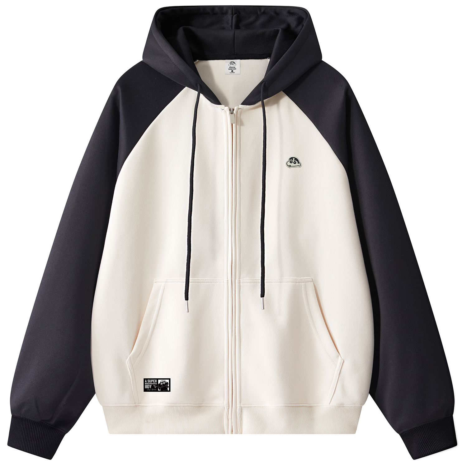 Crayon Shinchan Cartoon crayons, cardigan for leisure with zipper, hoody, sweatshirt for men and women, with your logo imprint, oversize