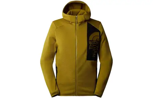 THE NORTH FACE Sweatshirts Men's Olive Hooded Moderate Cardigan