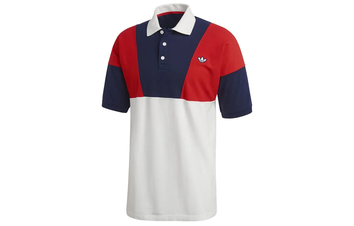 Adidas Originals Polo Shirts Men's Polo Collar Moderate Straight Fit