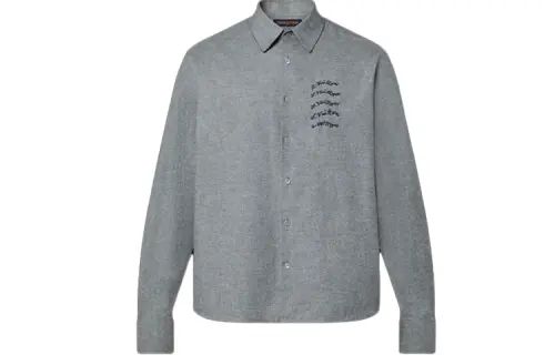 LOUIS VUITTON New Quarterly Products Of LV Shirt Men's Gray