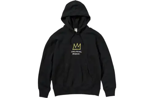 UNIQLO Sweatshirts Unisex Black Hooded Non Detachable Moderate Other
