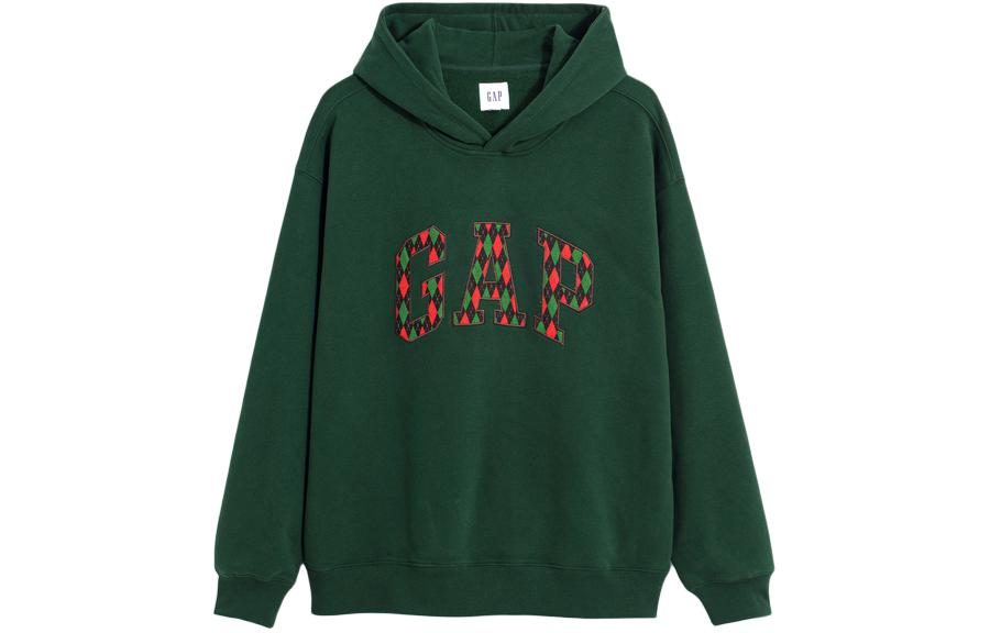 Мужское худи GAP с логотипом (серое)