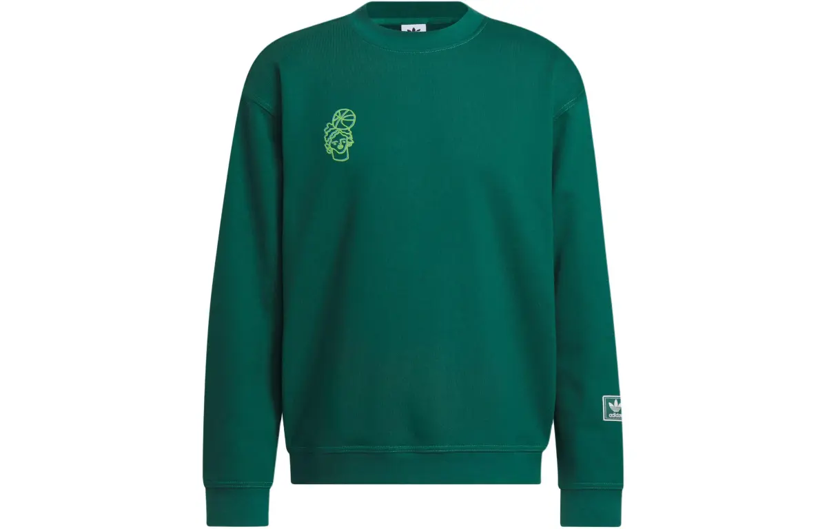 Adidas Originals Hoop York City Sweatshirt Unisex Forest Green