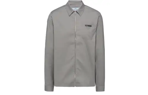 PRADA FW21 Shirt Men's Iron Gray
