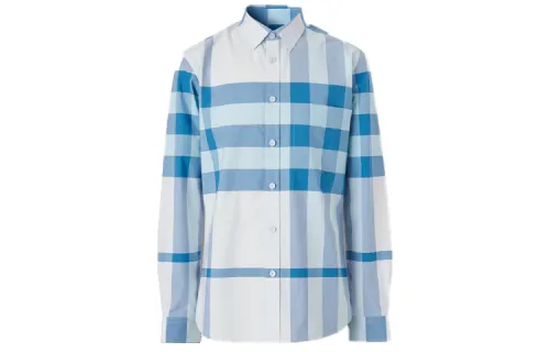 Burberry SS22 Shirt Men's Sky Blue