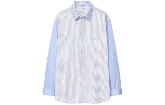 UNIQLO x JW Anderson Uniqlo Jw Anderson Co Branded Series Shirt Men's Blue