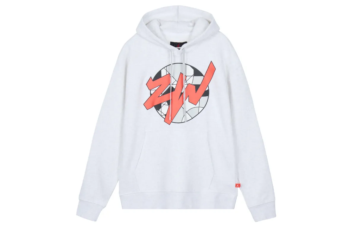 Jordan Sweatshirts Men's Gray Hooded Moderate Regular