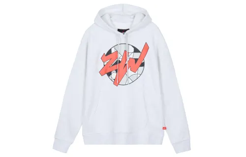 Jordan Sweatshirts Men's Gray Hooded Moderate Regular