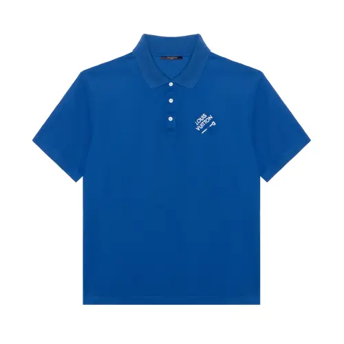 LOUIS VUITTON FW22 Polo Shirt Men's Blue