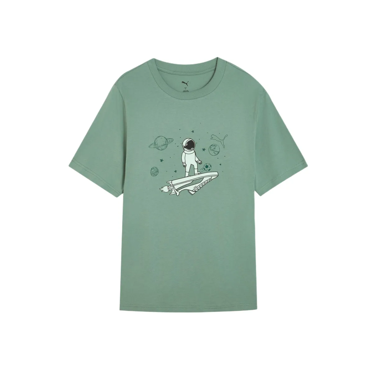 PUMA GRAPHICS Basic SS25 T Shirt Men's Turquoise 30