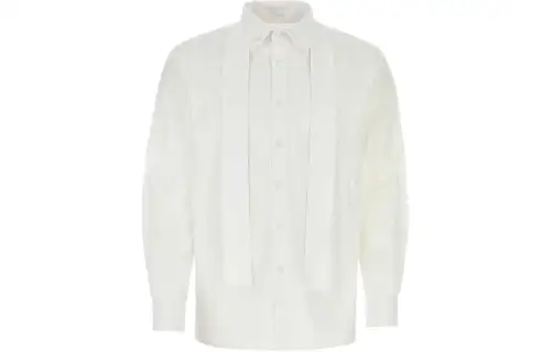 PRADA Tie Detailed Button Up Shirt