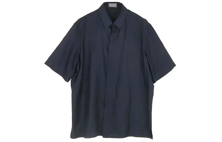 DIOR Quarterly New Products Shirts Men's Marine Blue Moderate Other