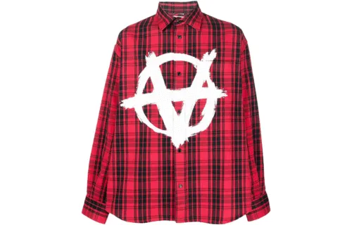 Vetements Anarchy/Children Of The Night Flannel Shirt