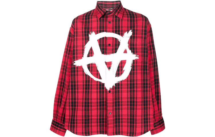 Vetements Anarchy/Children Of The Night Flannel Shirt