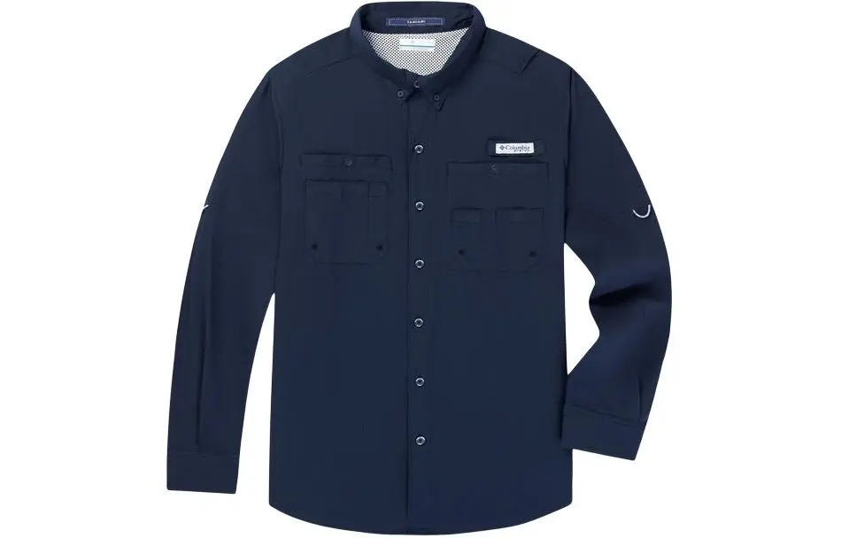 Columbia PFG SS24 Shirt Men's Marine Blue