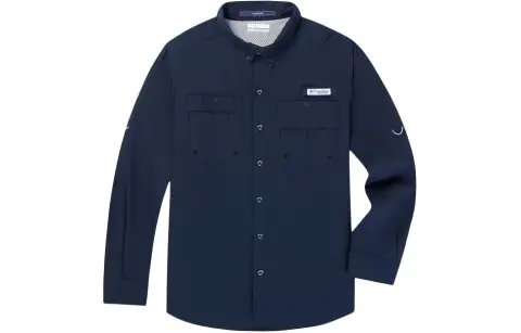 Columbia PFG SS24 Shirt Men's Marine Blue