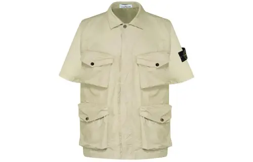 STONE ISLAND Shirts Men's Beige Moderate Other