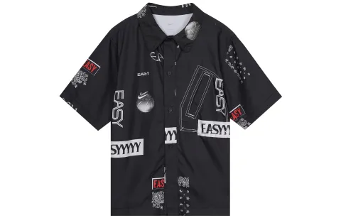 Nike Shirts Men's Black Lapel Moderate Other