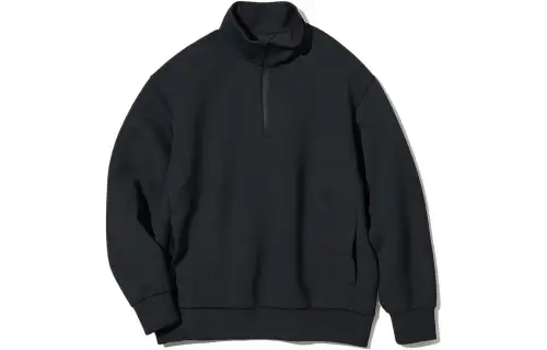 UNIQLO Sweatshirts Unisex Black Turtleneck Moderate Other
