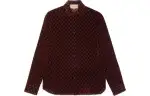 GUCCI Shirts Men's Red Lapel Moderate Other