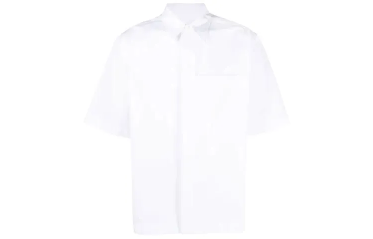 JIL SANDER Shirts Men's White Lapel Moderate Other