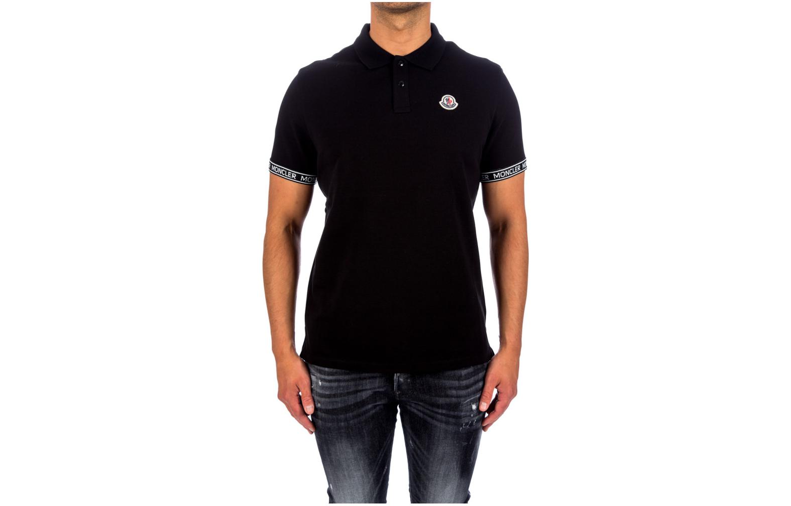 Мужская футболка Burberry Polo SS22 (черная)