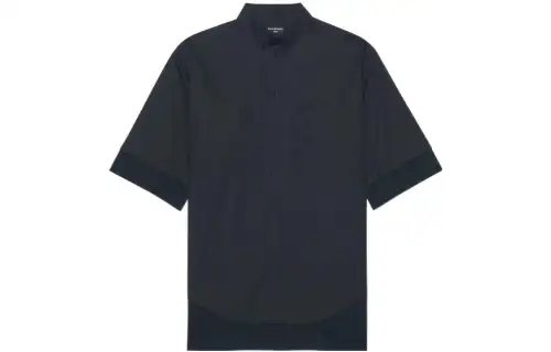 Balenciaga Shirts Unisex Black Lapel Moderate Other