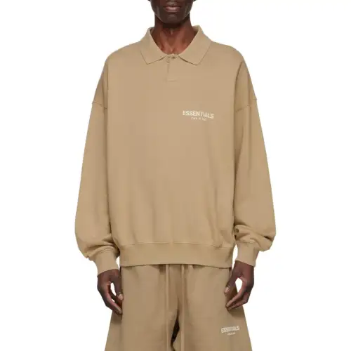 Fear Of God Essentials Logo Patch Velour Shorts