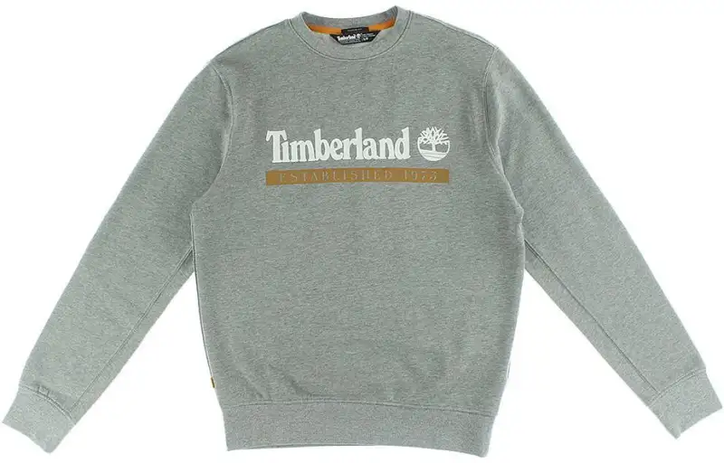 Timberland Sweatshirts Men's Gray Crew Neck Moderate Other