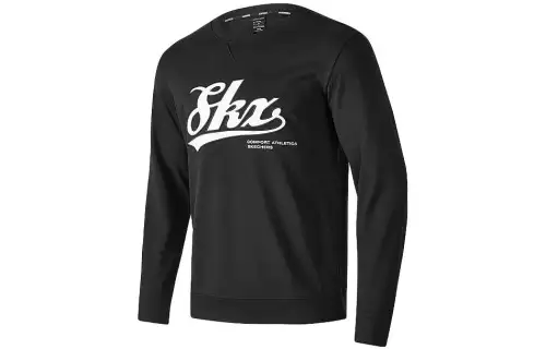 Skechers Sweatshirts Men's Carbon Black/0018 Crew Neck Moderate Regular