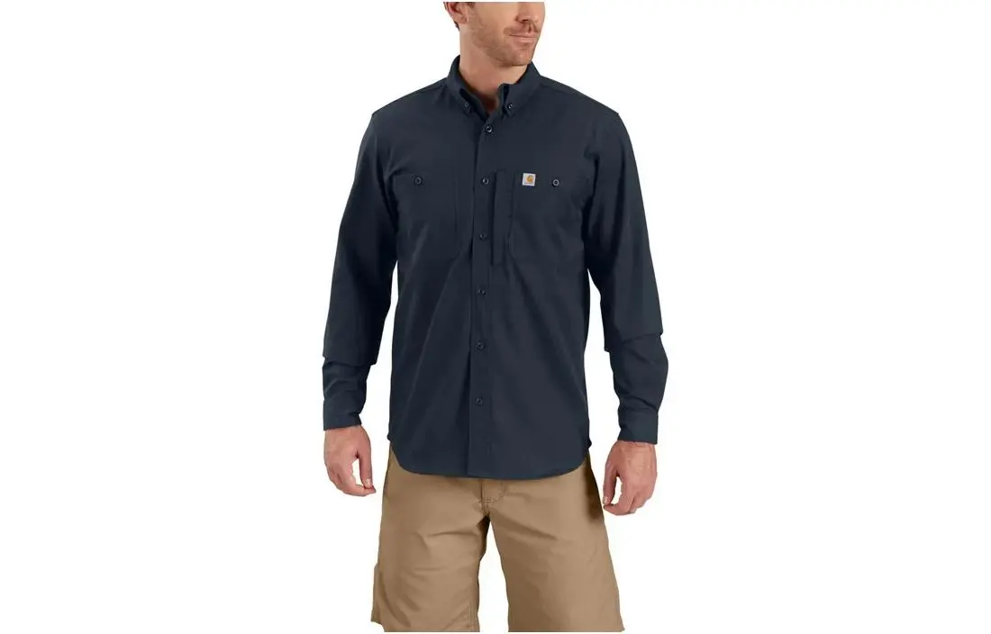 Carhartt Shirts Men's Blue Lapel Moderate Other