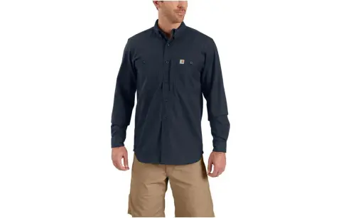Carhartt Shirts Men's Blue Lapel Moderate Other