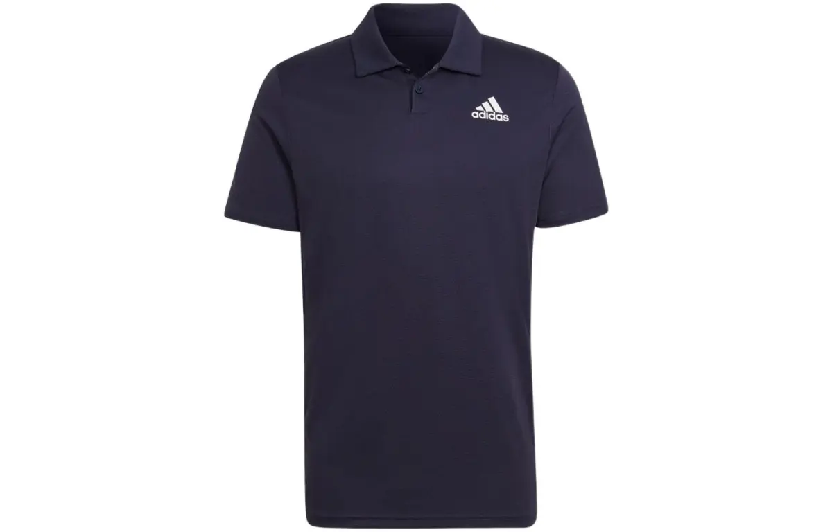 Adidas Polo Shirt Men's Marine Blue