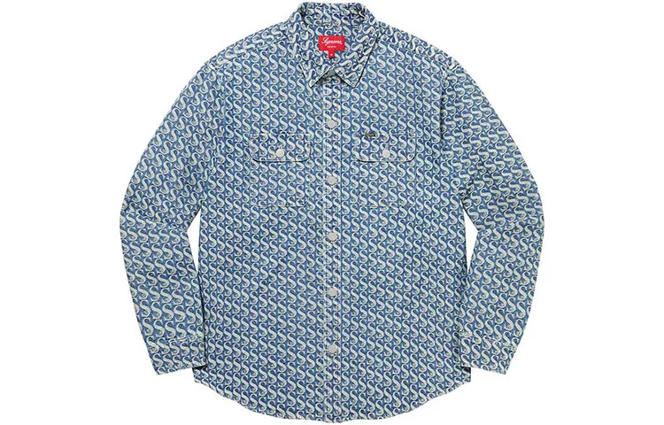 Supreme Monogram Denim Shirt