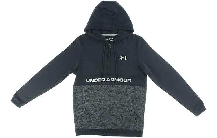 Under Armour Sweatshirts Men's Black Hooded Moderate Regular